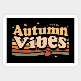 Autumn Vibes 70s Fall Lover Retro Vintage Sticker